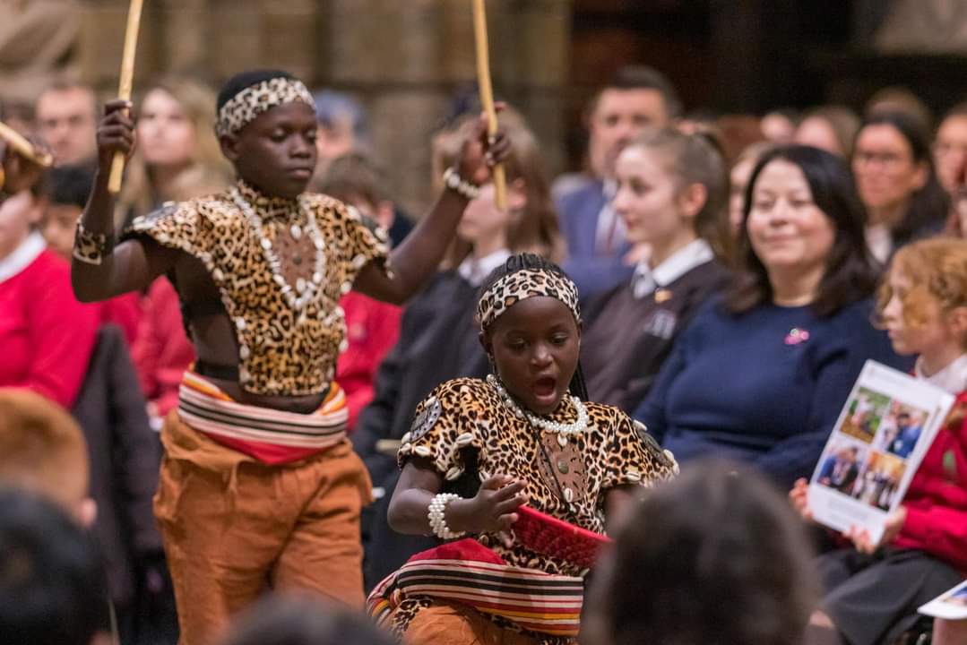The Ghetto kids with Queen Camilla and Prince William from the Royal family appreciating their great performance at the #CommonwealthService2024Day 
#Inspireghettokids #Ghettokids #RoyalCommonWealth #London #Grateful #love #happy #MakingLifeBetterthroughDance