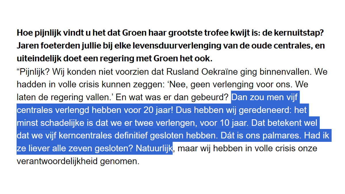 EliMellemans's tweet photo. Waanzin. De verantwoordelijkheid van @openvld en @cdenv in deze is verpletterend, door de groene degrowth'ers binnen Vivaldi deze trofee te gunnen.

Denk daaraan op 9 juni.

https://t.co/TbpbOiKiv7 https://t.co/brlZqb6sD0