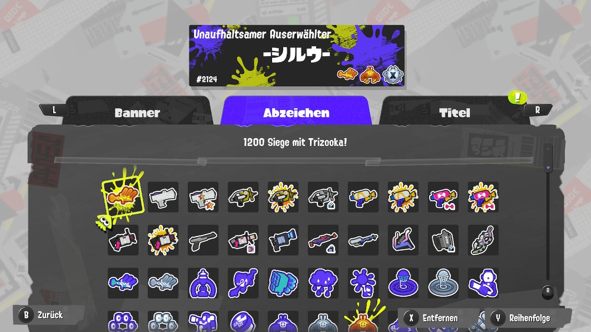 After nearly 1.6k wins finaly gold zooka !! #Splatoon3 #NintendoSwitch