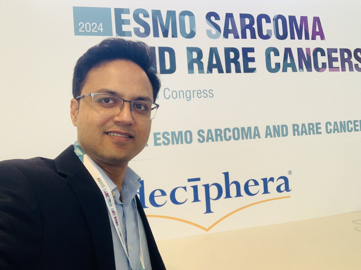 Many thanks to @myESMO for providing wonderful opportunity and platform to highlight our work. Had insightful conversations with oncologists around the world. We hope our work will improve survivorship care for all cancer patients #EsmoSarcomaandRareTumour24 #CancerSurvivor