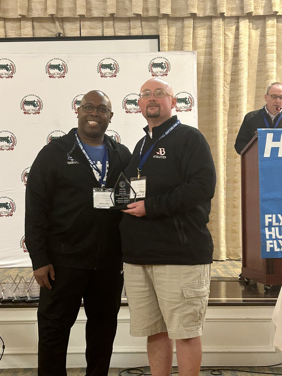 Pat Magee named the @MSTCA1 Assistant Coach of the Year for Indoor Track & Field. Pat’s throwers had a 1-2-3 sweep of every dual meet, 4 of them advanced to states and 6 of them broke 40’ on the season. @BHSRedDevils