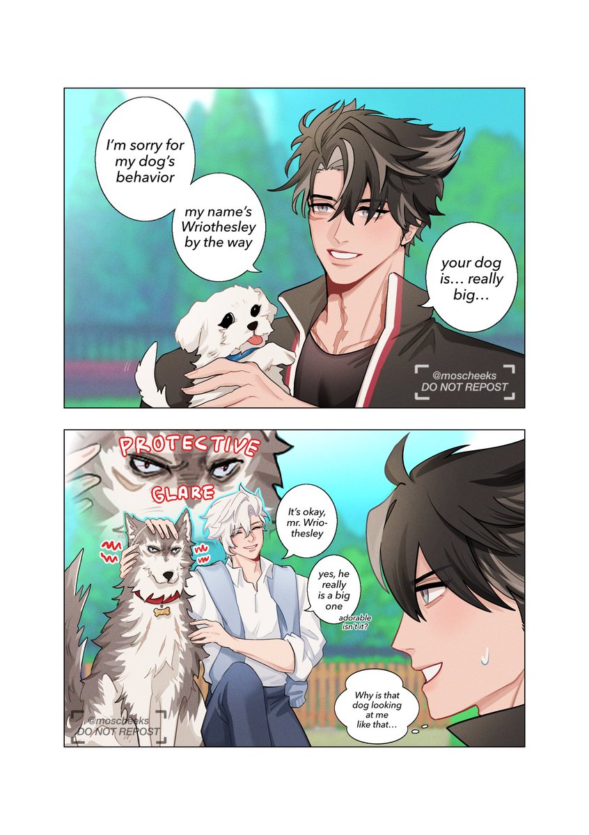 Modern au 🦮 #wriolette 