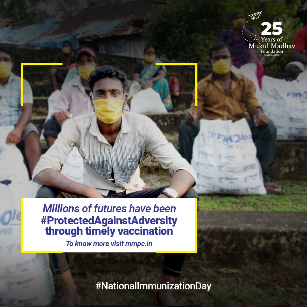 #NationalImmunizationDay is celebrated to spread awareness around the importance of vaccines and the role they play in early intervention. We’re glad to have enabled vaccinations for children, women, elderly and other marginalised communities. #MMF #Vaccination #CervicalCancer