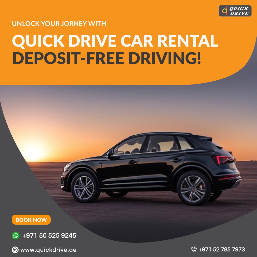 AQuickdrive's tweet image. Embark on a new journey with Quick Drive Car Rental! Experience deposit-free driving and unlock unforgettable adventures at your own pace. Book Now!

Call or WhatsApp
+971505259245

Visit: quickdrive.ae

#carrental #EasyRentals #QuickDrive Deposit #depositfree