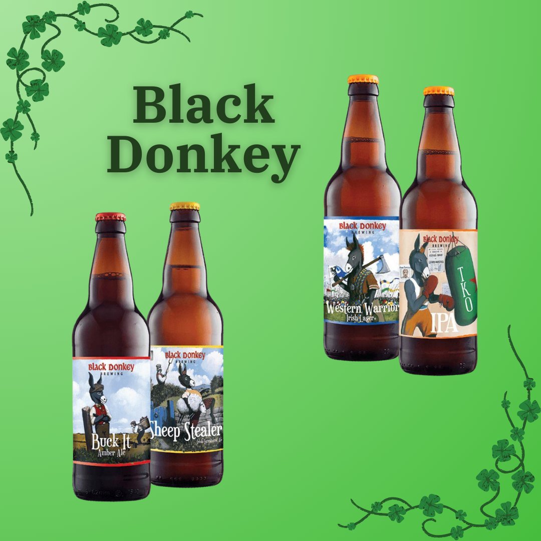 Embark on a flavour journey with <a href="/BlackDonkeyBeer/">Black Donkey Brewing</a> 🍺 

Since 2014, they've been crafting standout beers in Roscommon. This St. Patrick's Day, dive into their bold creations! 

sbee.link/fgjq6a8dwv

 #TheCruIE