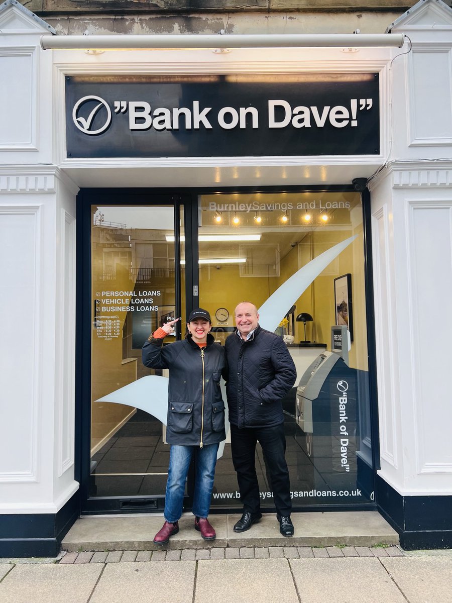 Popped in to see my good friend @FishwickDavid yesterday whilst shopping in Burnley! Met the team, great bunch of peeps! Loving filming #BankOfDave ‘the sequel’, in Burnley with @ChrissyMetz @robdelaney @theamitshah and #RoryKinnear for @NetflixUK can’t wait for you to see it!