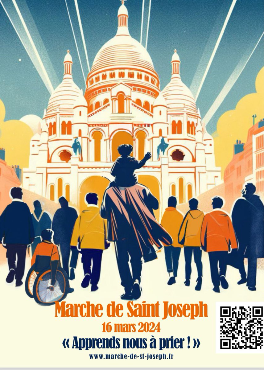 C’est parti pour la #marcheStJo avec plus de 1600 pèlerins rassemblés de tous les diocèses d’IDF / première halte à StAugustin à 14h puis montée vers Montmartre ! Let’s walk the talk