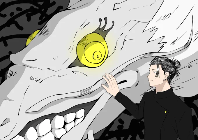 お久しぶり最近夏油しか描いていませんでした 