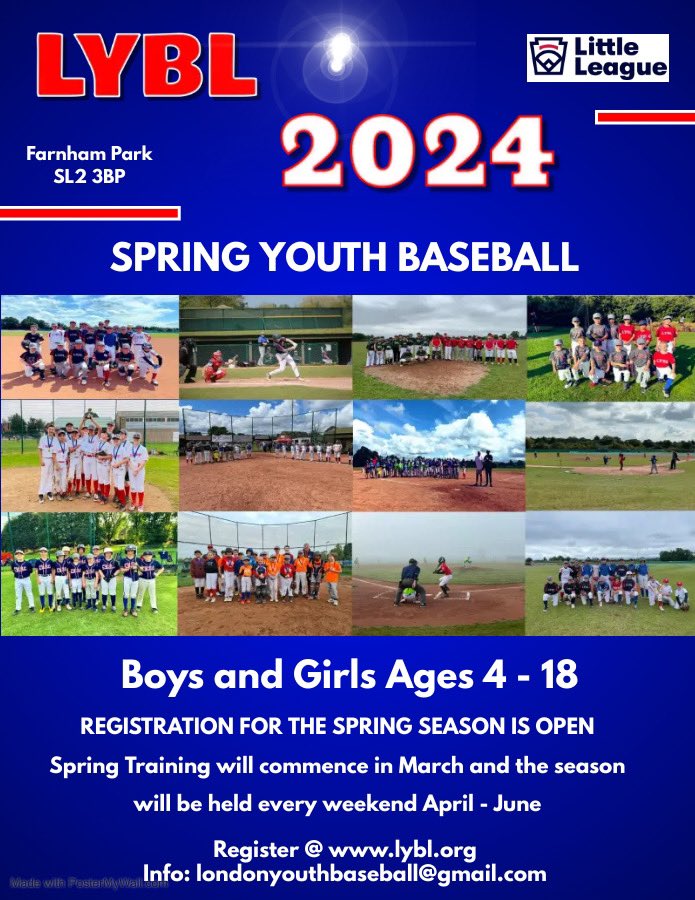 Spring Training / Taster Sessions kick off this weekend! We will be at ACS Cobham all day Sunday (KT11 1BL). We can't wait to see everyone!

9:30 - 11:30 - Ages 4 - 8
9:30 - 13:00 - Ages 9 - 12
13:30 - 17:00 - Ages 13 - 18

Register &gt;&gt; lybl.org