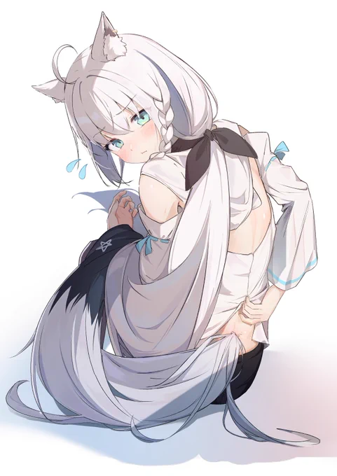 「け、けしからん……?」#絵フブキ 