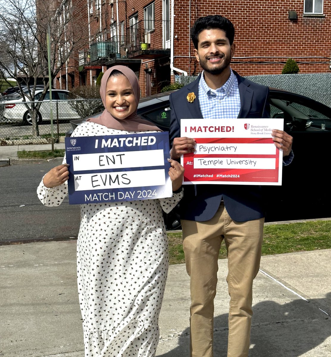 My brother and I matched into ENT and Psych at our #1s!! Just two kids making our hardworking immigrant parents dreams come true 🥹 #Match2024 #otomatch #psychmatch #downstatematch