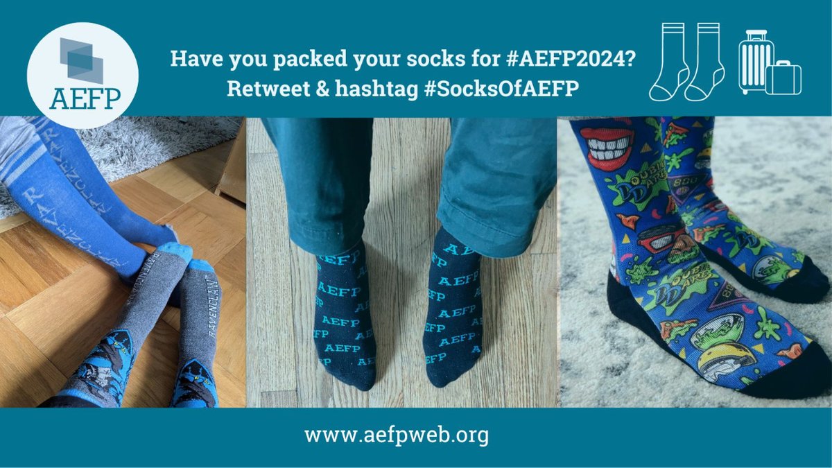 aefpweb's tweet photo. Final day of #AEFP2024 - show us your #socksofAEFP ๐งฆ https://t.co/ZPwRDhdXeq