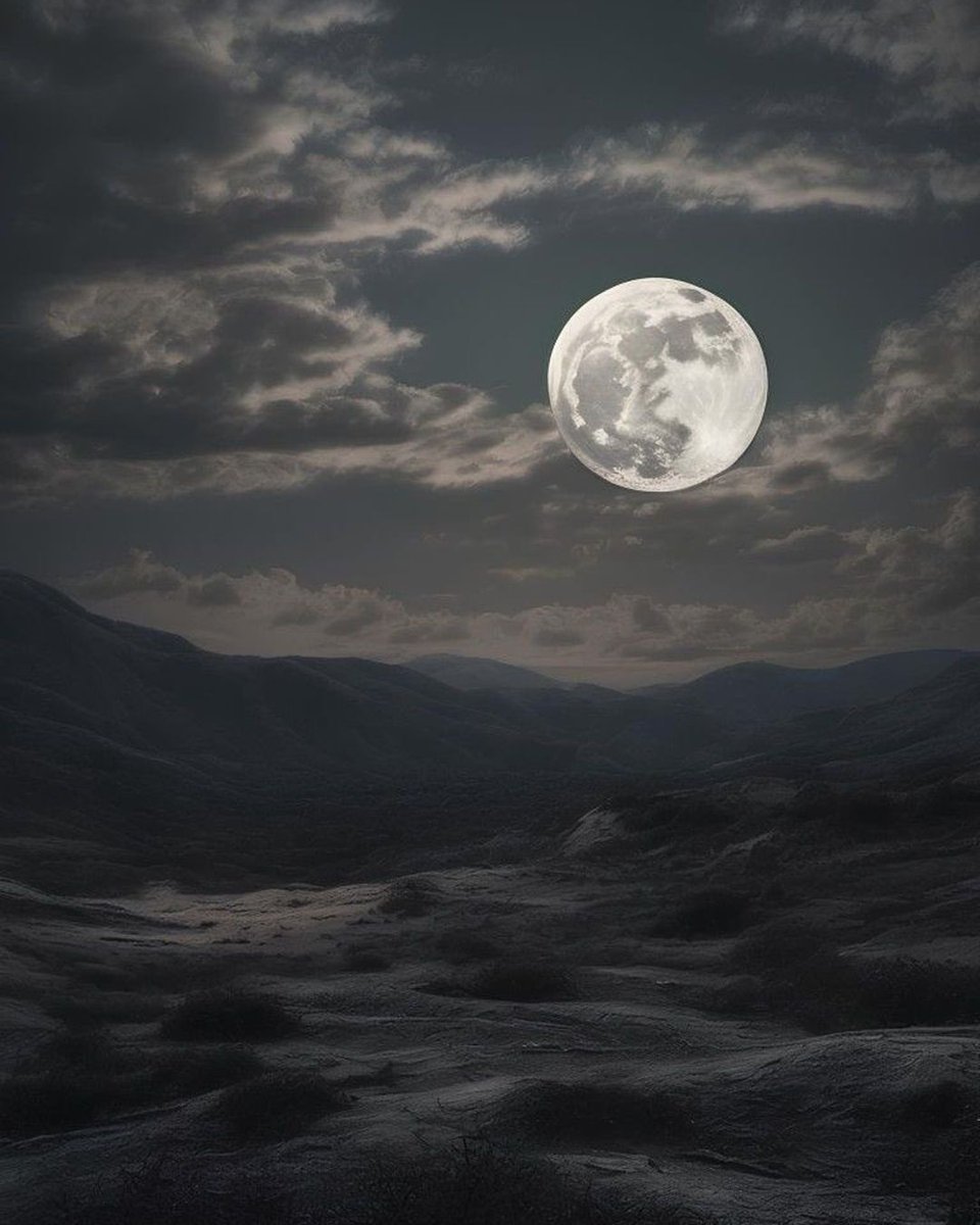 Full Moon Landscape 🌙 via themoonlovepic 
#moon #landscape #fullmoon #night