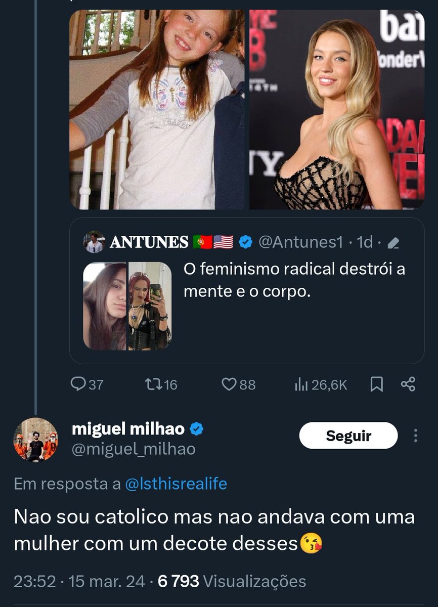 lsthisrealife's tweet image. são estes gurus que muitos jovens seguem hoje em dia. são jovens que têm demasiado medo de mulheres, da sua liberdade. querem voltar ao tempo da "decência", a "decência" da mulher submissa e que existe para servir o homem. são jovens que não gostam de mulheres, nem deles mesmos