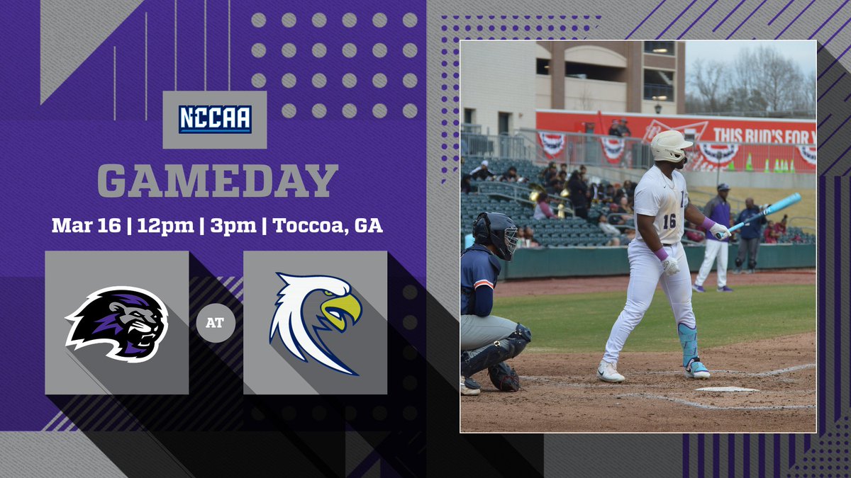 GAMEDAY! 
🗓️March 16
🕛12 PM | 3PM
⚾️Toccoa Falls College
🎥 youtube.com/live/77iwCH_Xa…

📍Toccoa, GA
