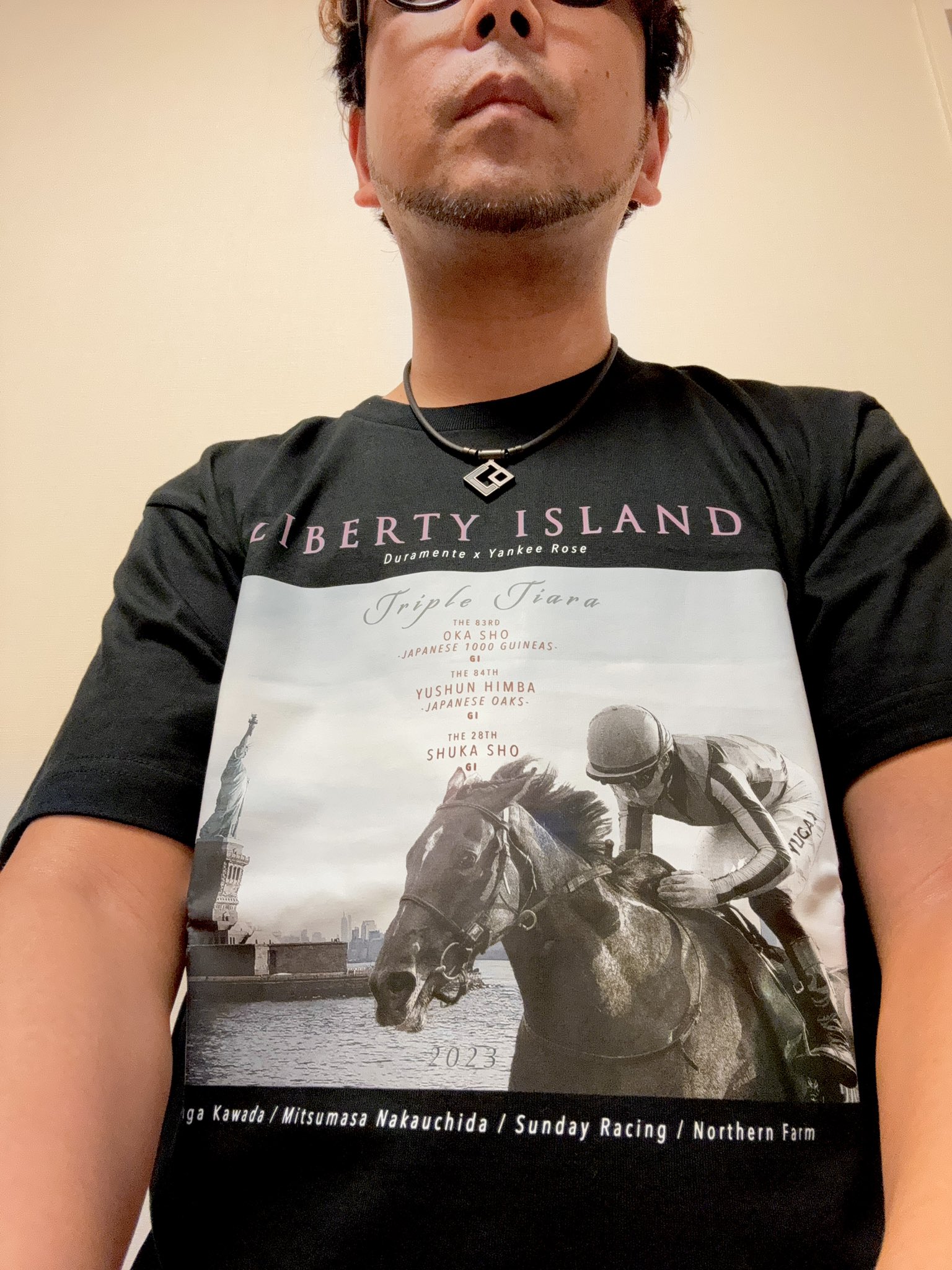 リバティアイランド三冠記念TシャツLサイズ