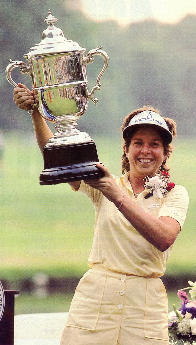 Happy birthday to @LPGA Tour great and World Golf Hall of Fame member Hollis Stacy. 🎂