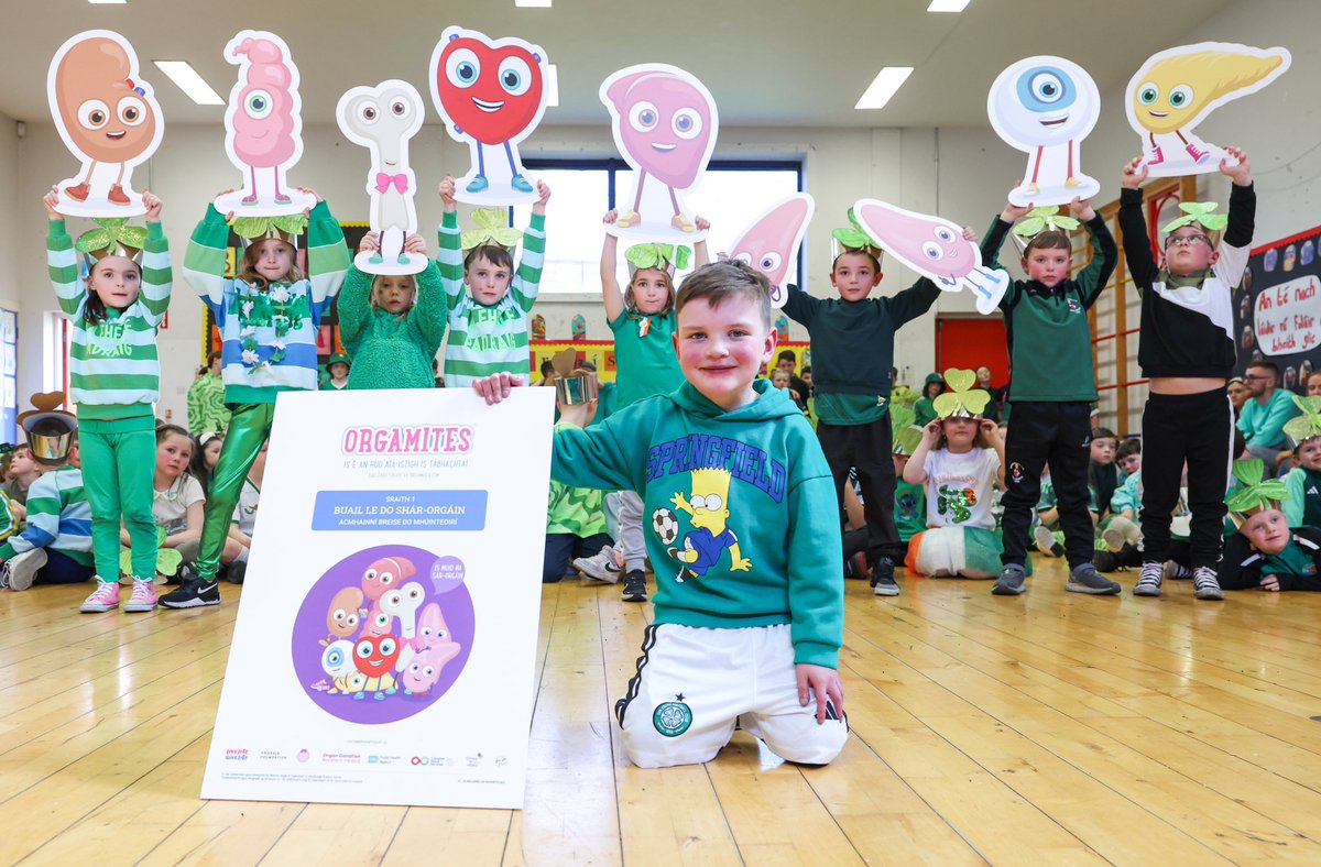 PROUD DAY! 

We were delighted to help Organ Donation Northern Ireland launch the new education resources in Irish in Bunscoil an tSléibhe Dhuibh with Seachtain na Gaeilge coming to a close. 

#OrganDonation #DeonúOrgán #YesIDonate #IsDeontóirMé
