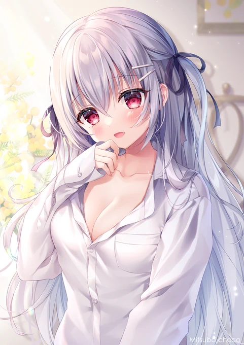 「ブカブカ…だね///」 