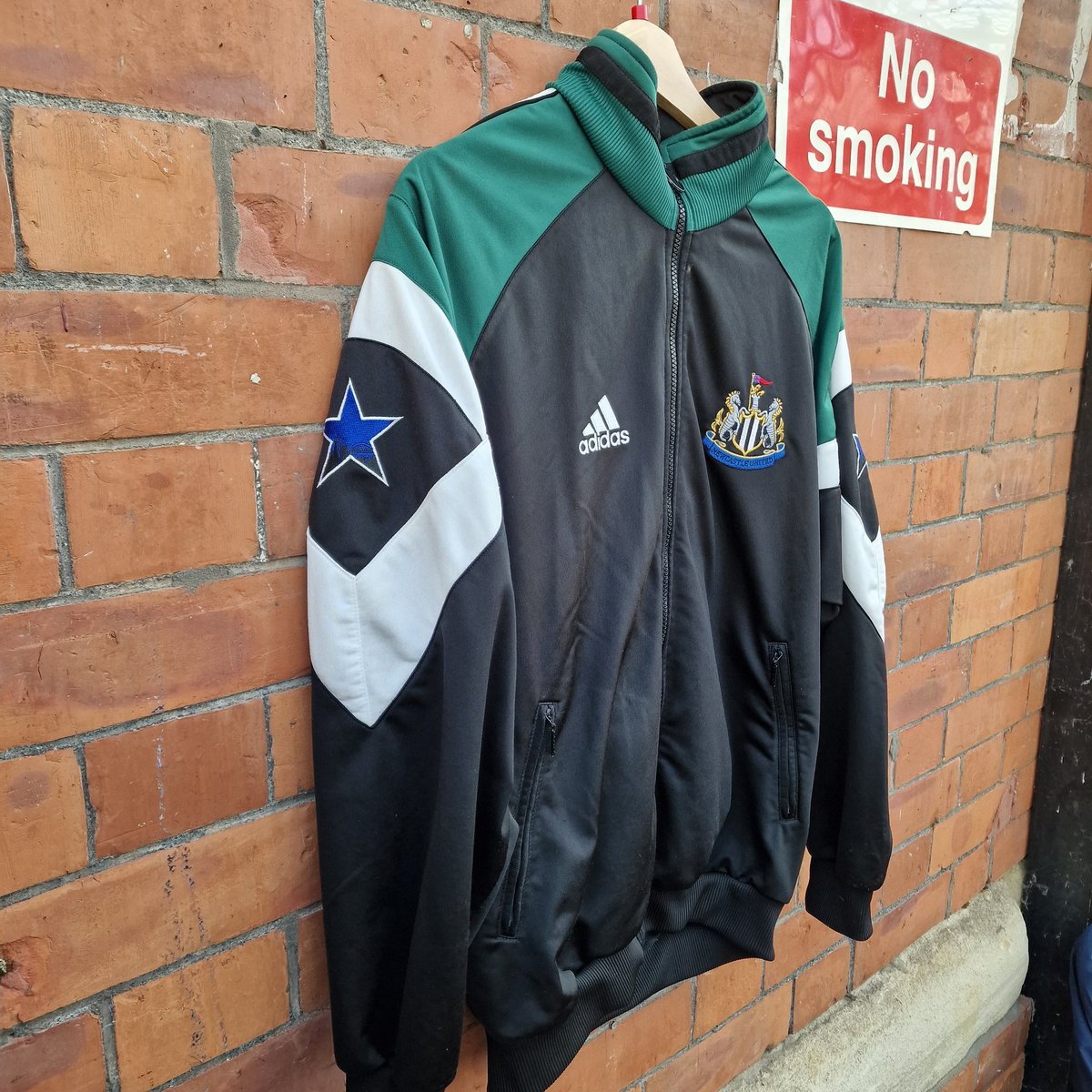 Just had this beauty dropped off. Newcastle United's 1997 jacket