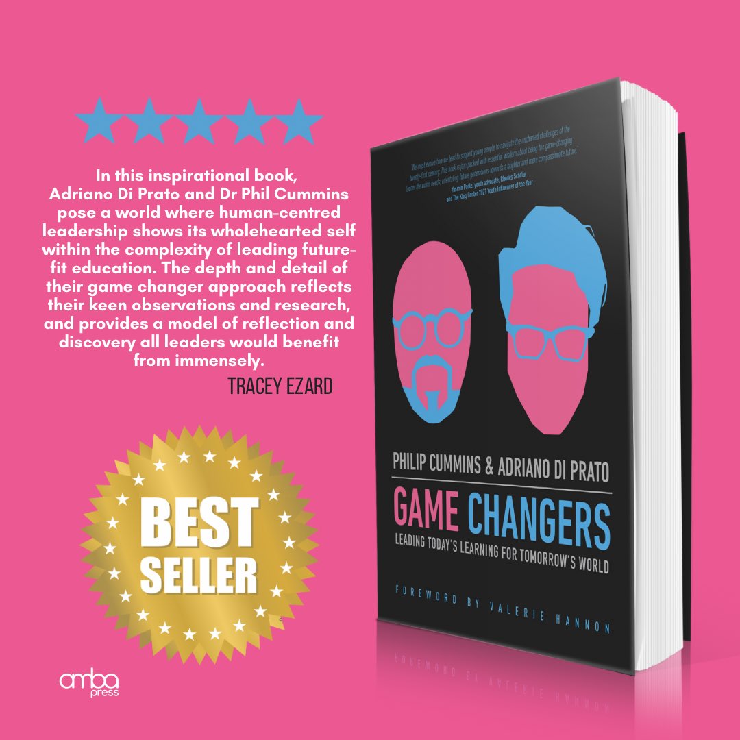 Get your own copy of this @amba_press best seller - ‘Game Changers: Leading Today’s Learning for Tomorrow’s World’: ambapress.com.au/products/game-… #GameChangers