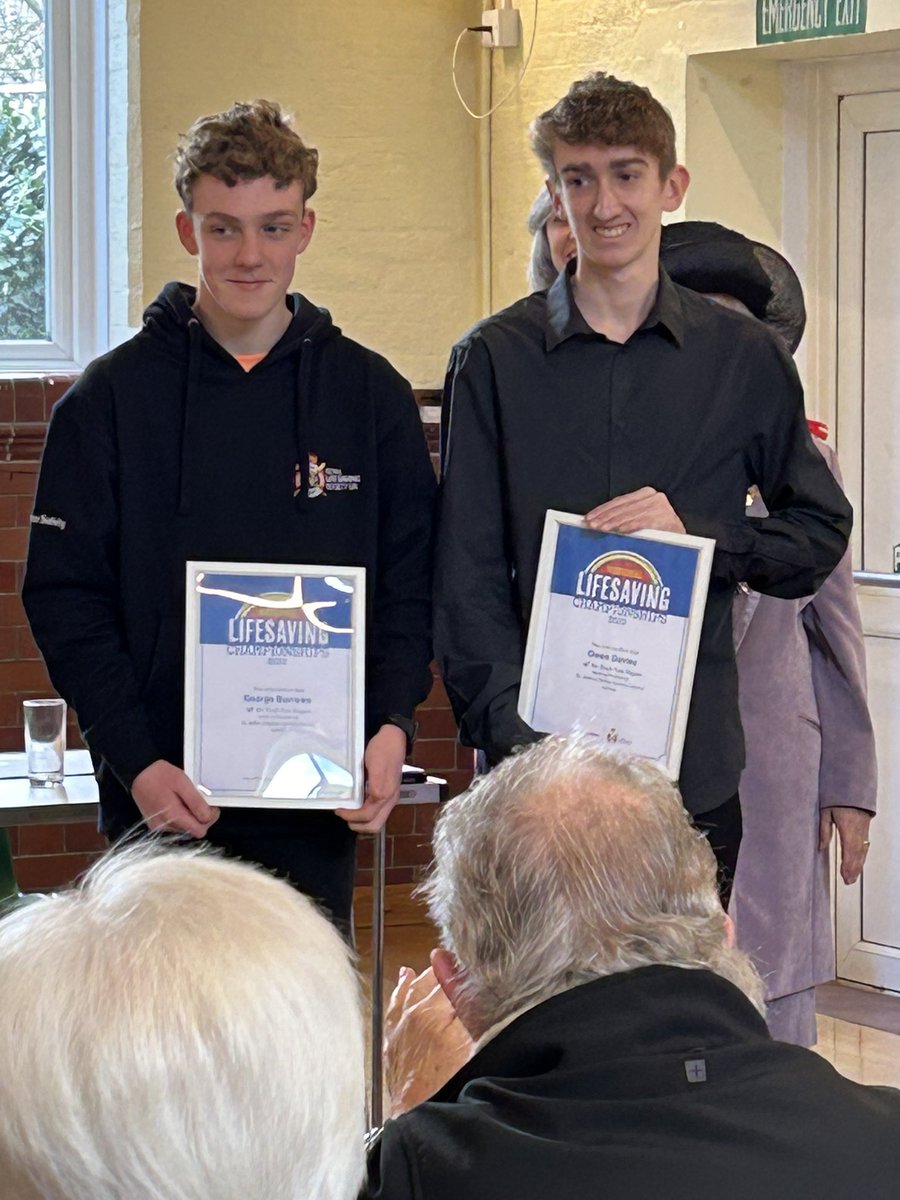 MrsDoc (@rodavies71) on Twitter photo Proud Mum moment…
<a href="/Rlss_Kent/">RLSS Kent Branch</a> Young Lifesavers of the Year Award for Owen and his swim partner George. Proud Mum moment…
<a href="/Rlss_Kent/">RLSS Kent Branch</a> Young Lifesavers of the Year Award for Owen and his swim partner George.