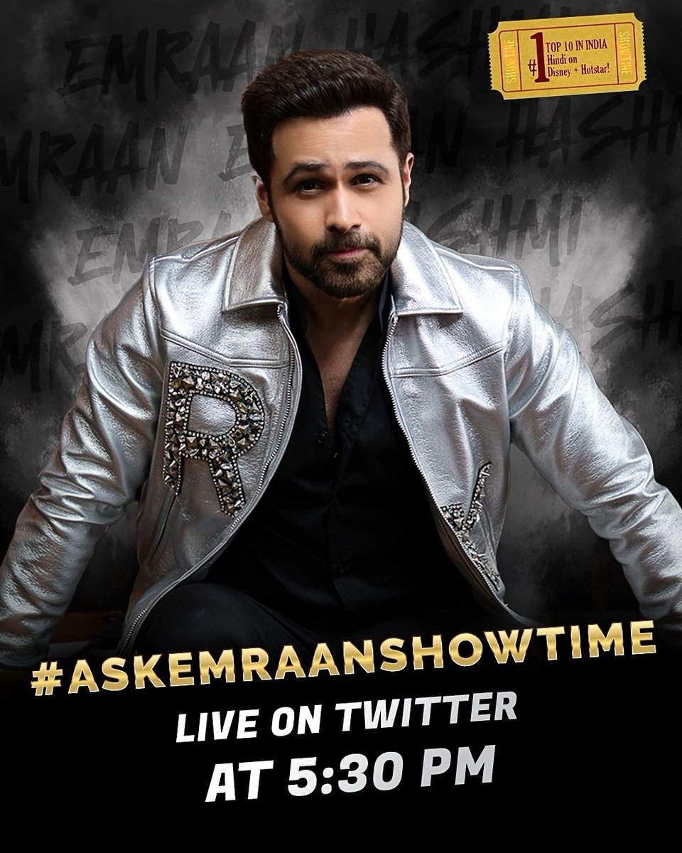 #Askemraanshowtime 530pm today