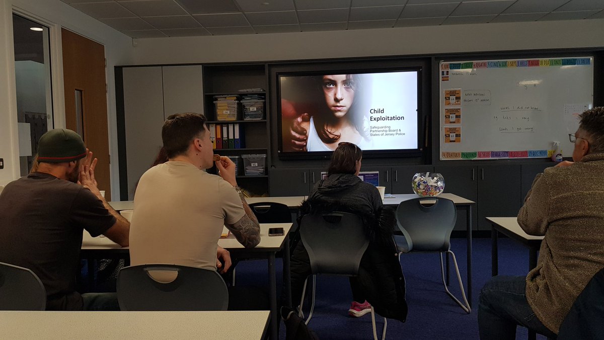 Jersey Youth Service (@jsyyouthservice) on Twitter photo One of the workshops as part of the launch of our curriculum is delivered by <a href="/JerseySPB/">Safeguarding Partnership Board 🇯🇪</a> <a href="/JerseyPolice/">States of Jersey Police</a> around Child Exploitation.
@RobSainsbury4 <a href="/ChiefJersey/">Robin Smith</a> One of the workshops as part of the launch of our curriculum is delivered by <a href="/JerseySPB/">Safeguarding Partnership Board 🇯🇪</a> <a href="/JerseyPolice/">States of Jersey Police</a> around Child Exploitation.
@RobSainsbury4 <a href="/ChiefJersey/">Robin Smith</a>