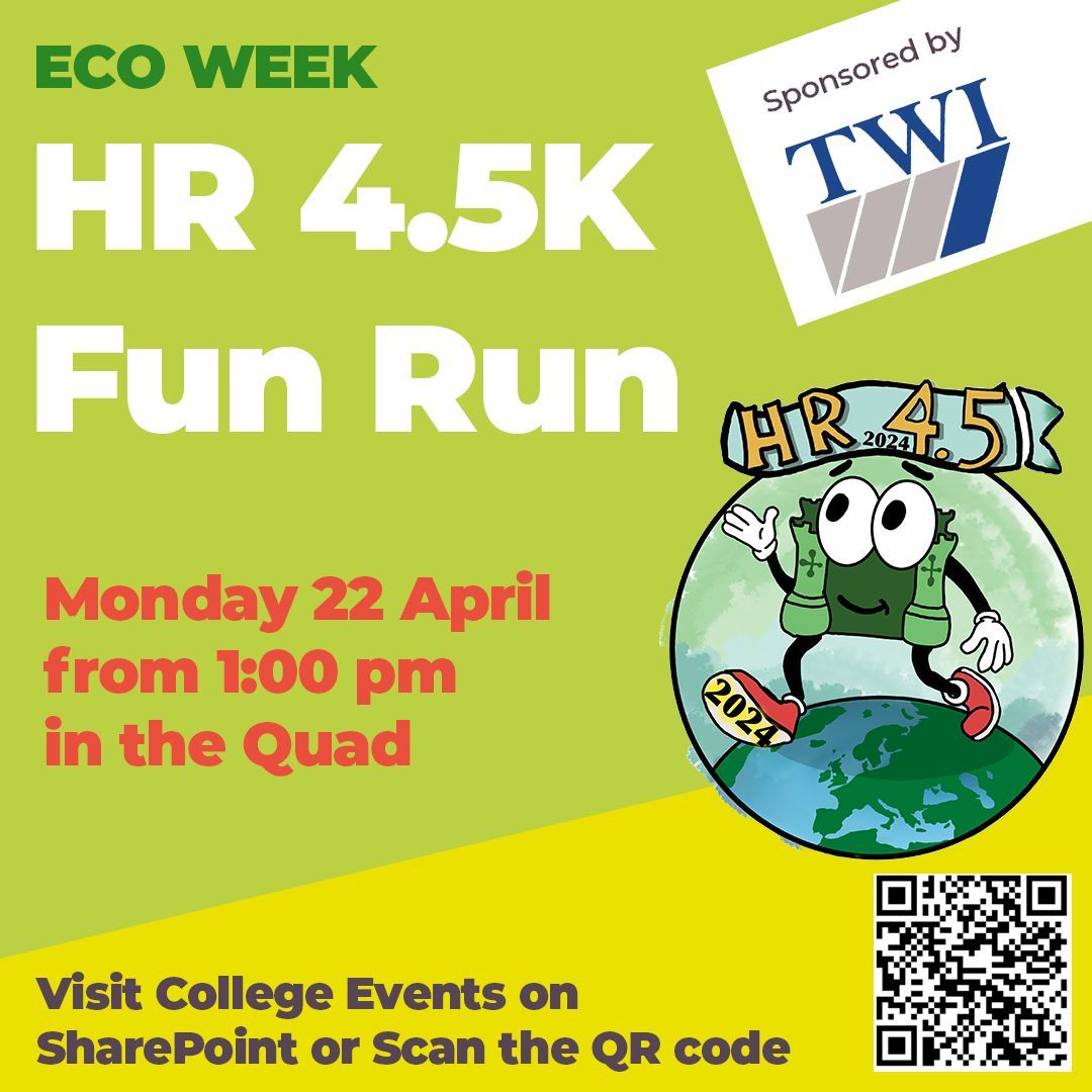 Hills students! Get ready for Eco-Week! We have lots of exciting events taking place from 22 April to raise awareness on an array of a variety of environmental issues. The College will also be raising money for Greenpeace and The Wildlife Trusts.