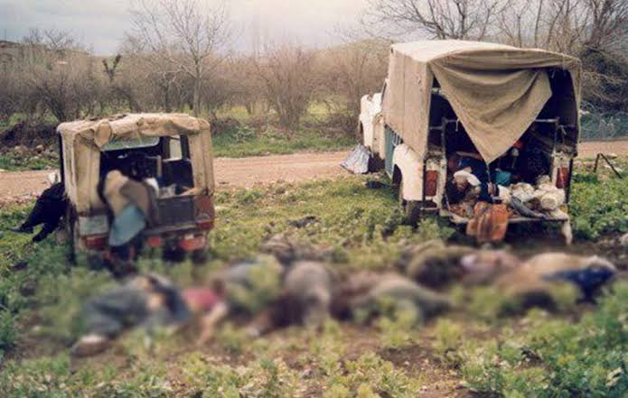 orgutu_hdp's tweet photo. Halepçe Katliamının 36. yıldönümü 
Mazlum Kürt Halkına uygulanan zulüm ve katliamları bir kez daha lanetliyorum  Halepçe katliamında şehit olanların acısını yüreğimizde hissediyor, onları rahmetle anıyoruz”

"Dayê bêhna sêva tê"*
#HalepçeKatliamı https://t.co/jdeV4l5RVU