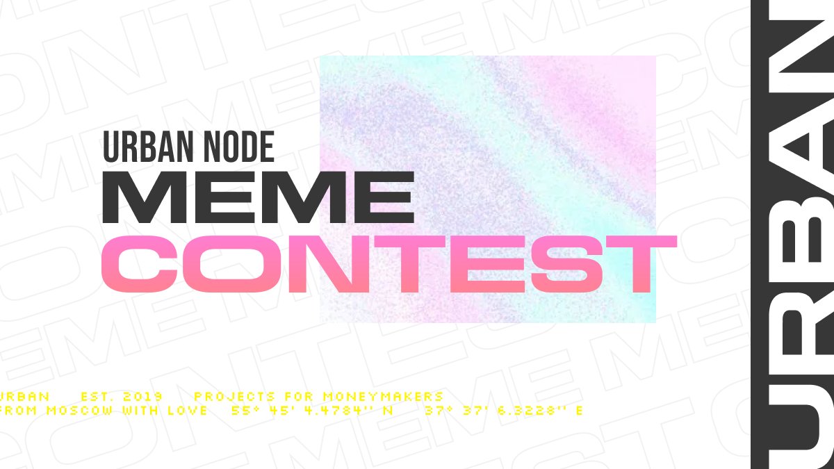 urbannode_'s tweet photo. 📢 UrbanNode Meme Contest

Upload a meme related to us and tag @urbannode_ 

🏆 Rewards
- 1x Guaranteed WL
- 3x WL (FCFS)

Stay tuned for Mint Information in the coming week... https://t.co/UqjnijPoJo