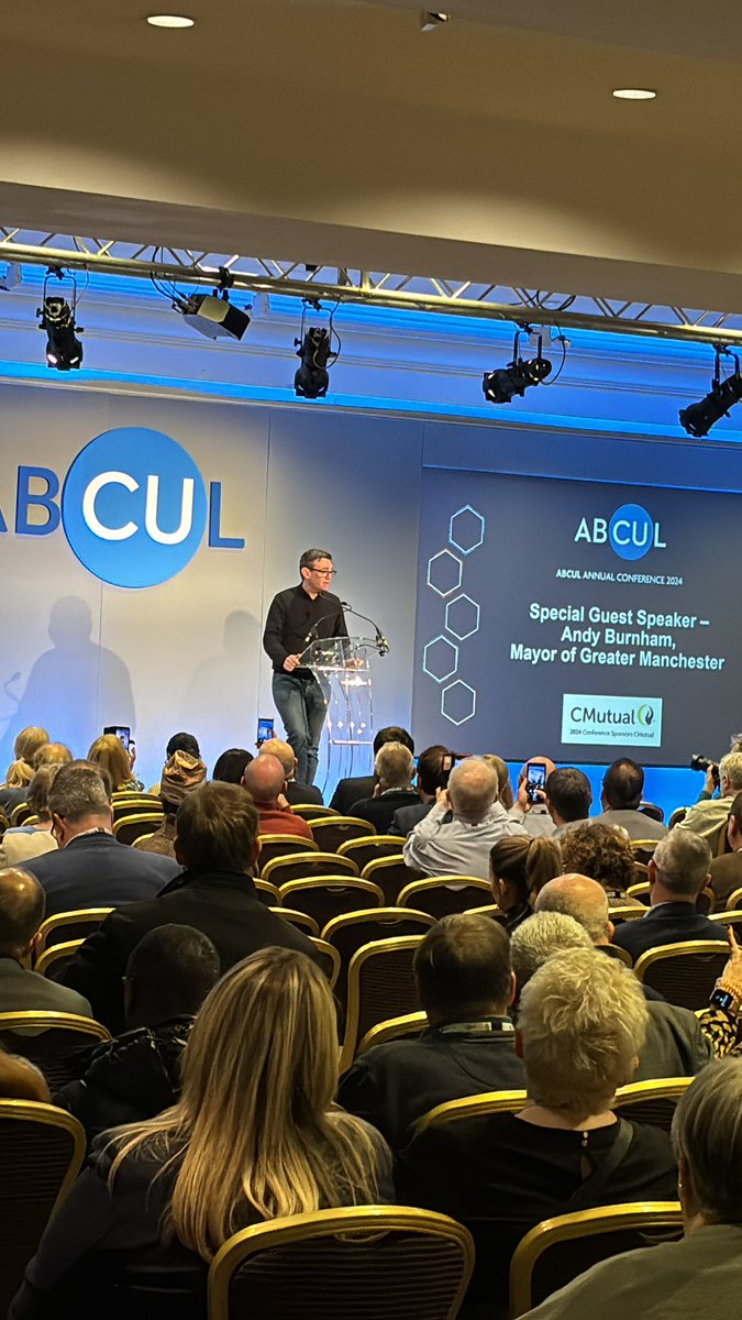 We are delighted to welcome @AndyBurnhamGM as a special guest speaker. The Mayor has been a loyal supporter of our sector, which is typified by his pledge to speak to delegates at our annual conference this weekend in Manchester. #ABCUL2024