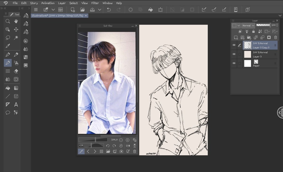 Forcing myself to photo study even though I have art block (i wanna cry) #YEONJUN #TXTfanart #연준 #TOMORROW_X_TOGETHER #TXT #TOMORROW_is_Coming #sketch