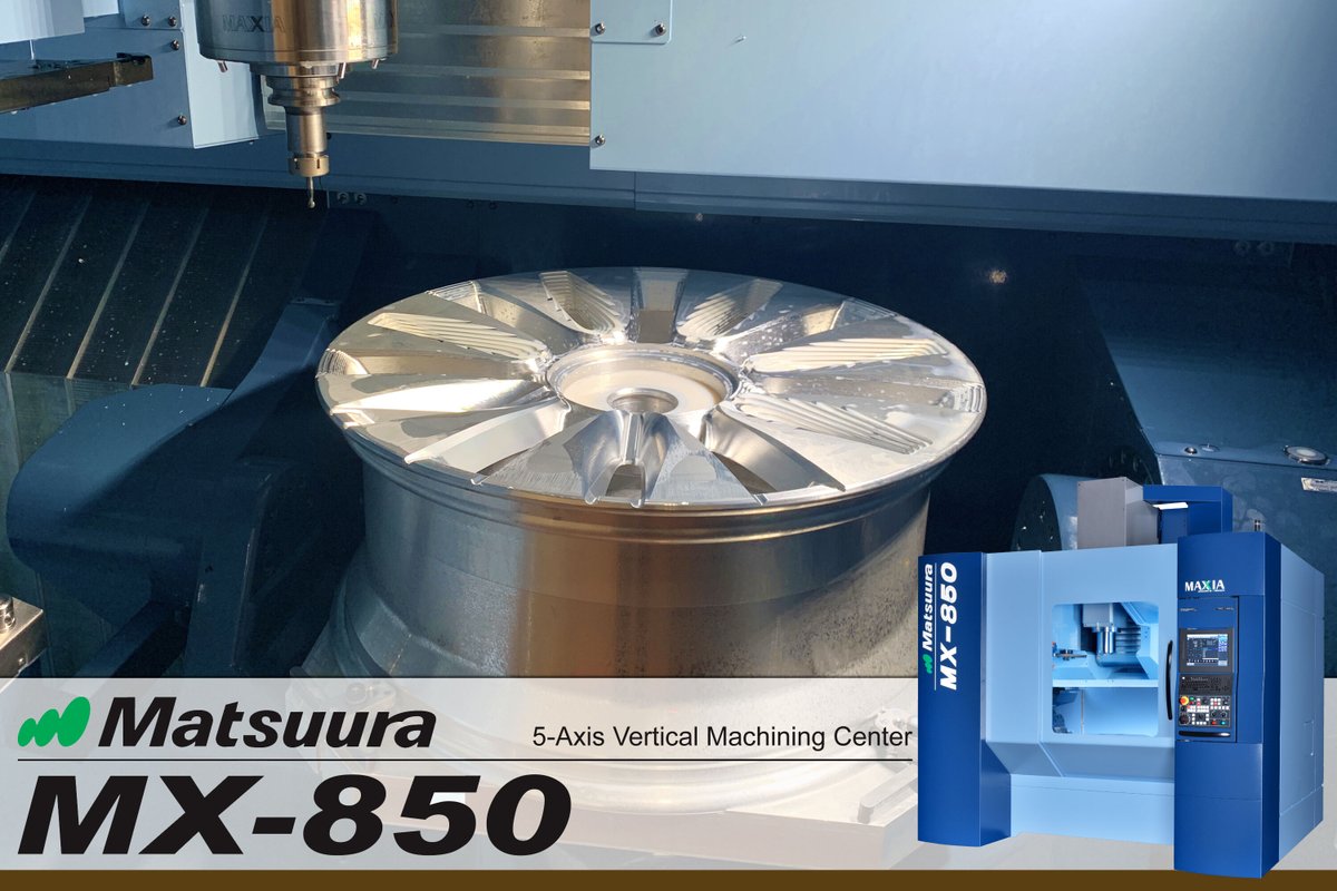 Matsuura_UK's tweet image. Component of the day.

Wheel, machined on a Matsuura MX-850 5 axis CNC machining centre.

UK Stock MX-850 machines available for viewing now at our Leicestershire showroom.

Call us on 𝟬𝟭𝟱𝟯𝟬 𝟱𝟭𝟭𝟰𝟬𝟬

#5axis #cncmaching #motorsport #F1 #supercar #ukmfg