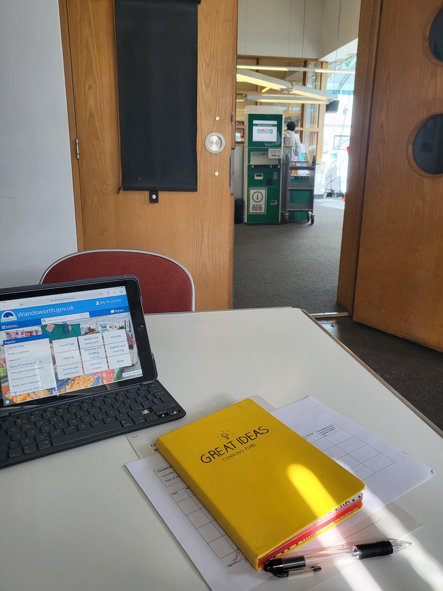 Cllr surgery at Southfields Library today - Available Saturday from 11am, for support &amp; help with any council related issues. No appt necessary.