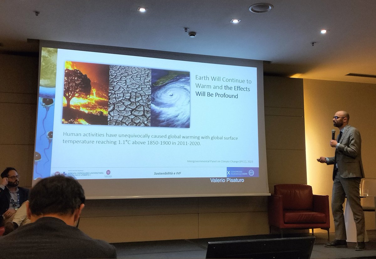 Claudia Massarotti, MD (@maclaudiaa) on Twitter photo We cannot ignore our impact on the environment anymore! <a href="/PisaturoValerio/">Valerio Pisaturo</a> talking about sustainability and IVF at <a href="/SIERR_official/">SIERR - Società Italiana Embriologia Riproduzione</a> 👇
Super relevant topic! We cannot ignore our impact on the environment anymore! <a href="/PisaturoValerio/">Valerio Pisaturo</a> talking about sustainability and IVF at <a href="/SIERR_official/">SIERR - Società Italiana Embriologia Riproduzione</a> 👇
Super relevant topic!