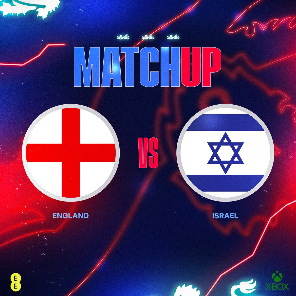 EnglandGaming's tweet photo. HERE WE GO! ๐ฅ
Fixture one in the @UEFA #eEuros qualifiers against Israel is underway! ๐ https://t.co/DCb1nNmBEl