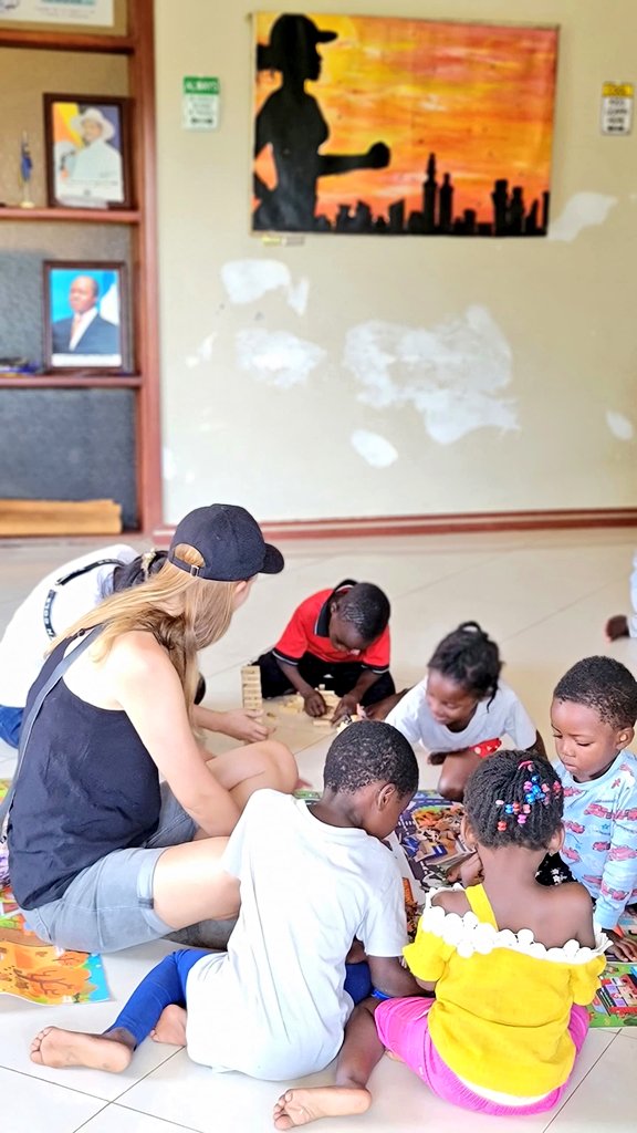 testimonyafric1's tweet photo. Pure joy and endless laughter as our kids at Ewaka had the most incredible time with our visitors from City Gate Dubai! Their smiles say it all. 🌟✨ #EwakaCommunity #CityGateDubai #MakingMemories #JoyfulMoments 
@JaoTestimony @ngoforum https://t.co/v30iOznMDF