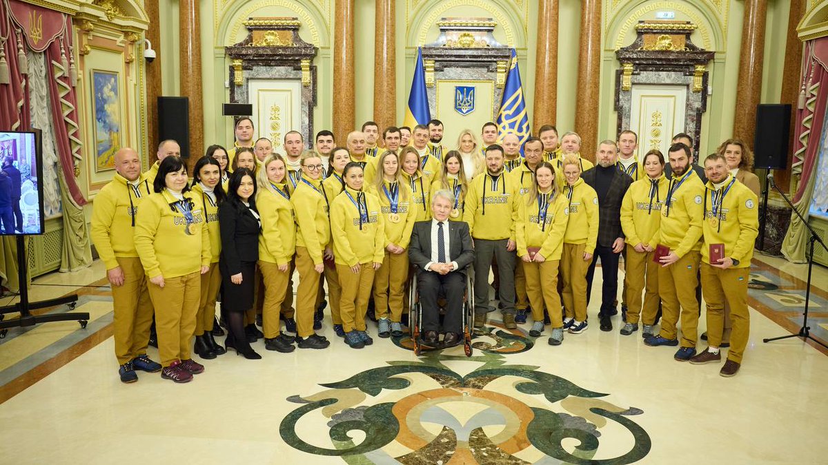 ZelenskyyUa's tweet image. I am honoured to congratulate our deflympians on winning the overall team medal count at the Winter Games for the first time in Ukrainian history.

I thank them all for their determination to win, their ability to overcome difficulties, and the respect that their victories have