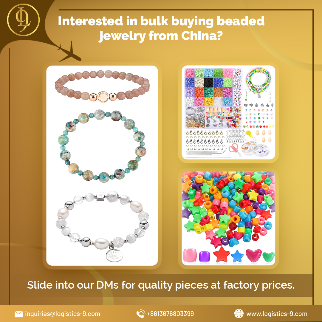 Appealing to all ages, these beaded jewelry pieces are guaranteed to fly off the shelves! DM to start importing from China with us!

#logistics9 #beadedjewelry #colorfulvibes #wholesalefinds #jewelrylovers  #beadedearrings  #beadedbracelets #wholesalebeads
