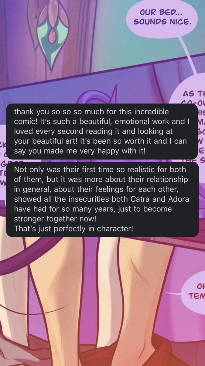 🌈 If you are one of the people who bought my comic, THANK YOU! 💕 Part 2 took me 3 months to complete, and if you add pt 1, then it was 5 months for the whole comic! 🤯 So, thank you for supporting my art! 
Here's another beautiful review 🥰
Pt.2 link miledibuja.gumroad.com/l/lastdance-pt2