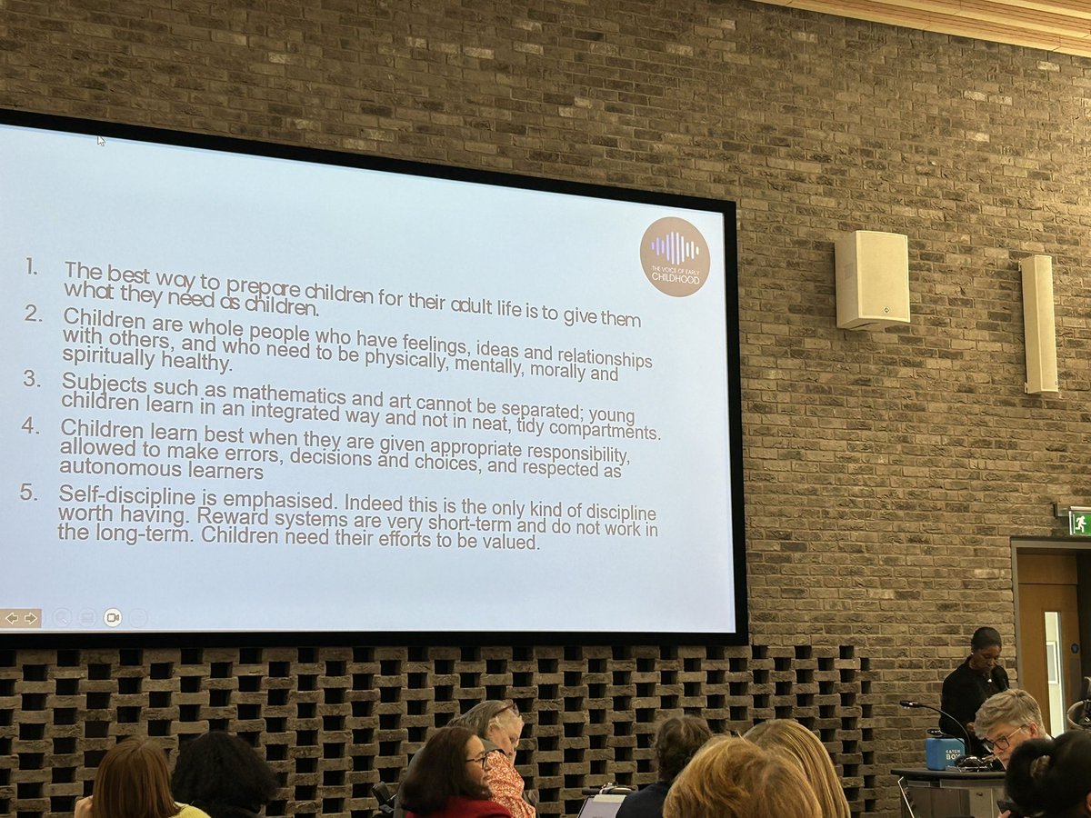 Thank you @dr_sramlouis - these principles should be printed out and stuck on the wall of every setting, school as well, across the land! #thevoiceofearlychildhood #TVOEC