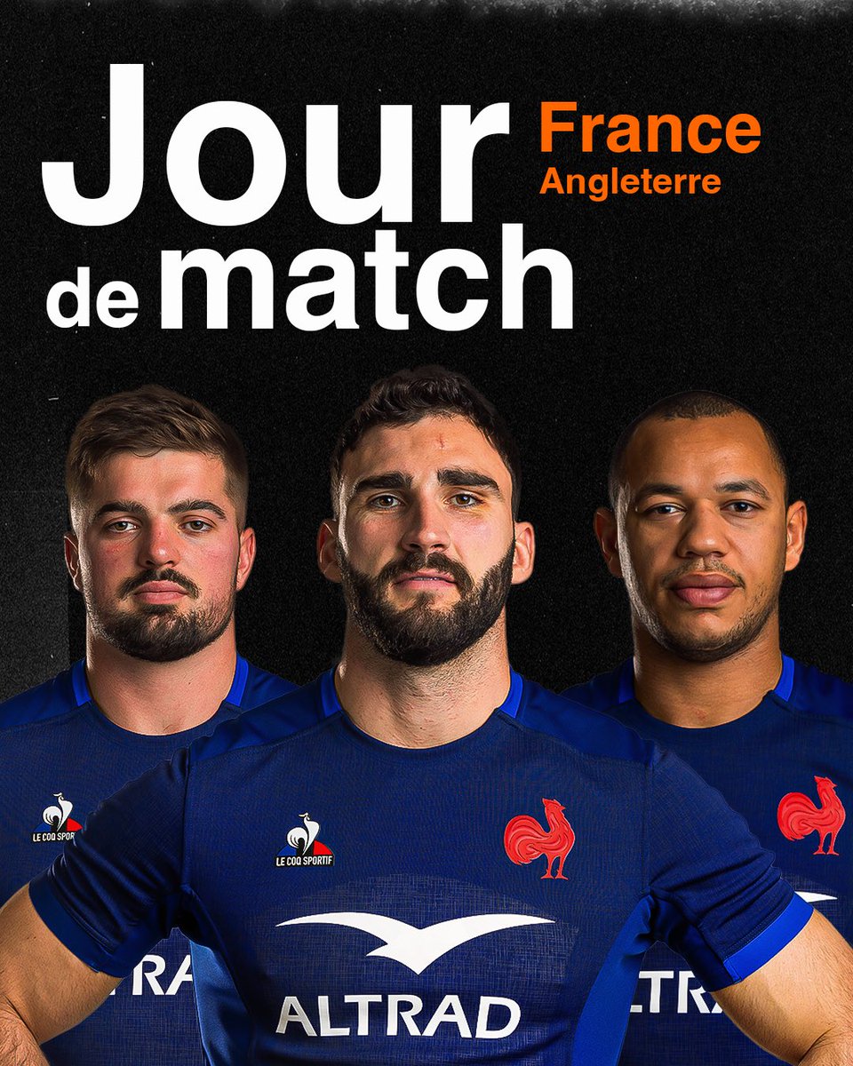Team Orange Rugby (@teamorangerugby) on Twitter photo ๐๐๐๐ ๐๐ ๐๐๐๐๐๐ ๐ซ๐ทโ๏ธ๐ด๓ ง๓ ข๓ ฅ๓ ฎ๓ ง๓ ฟ
Pour son dernier match dans le Tournoi, le XV de France affronte l'Angleterre ๐ฅ
๐๐ฃ ๐ข๐๐ฉ๐๐ ๐ฆ๐ช๐ ๐จ'๐๐ฃ๐ฃ๐ค๐ฃ๐๐ ๐๐ญ๐ฅ๐ก๐ค๐จ๐๐ ๐คฏ
#TeamOrange #NeFaisonsXV ๐๐๐๐ ๐๐ ๐๐๐๐๐๐ ๐ซ๐ทโ๏ธ๐ด๓ ง๓ ข๓ ฅ๓ ฎ๓ ง๓ ฟ
Pour son dernier match dans le Tournoi, le XV de France affronte l'Angleterre ๐ฅ
๐๐ฃ ๐ข๐๐ฉ๐๐ ๐ฆ๐ช๐ ๐จ'๐๐ฃ๐ฃ๐ค๐ฃ๐๐ ๐๐ญ๐ฅ๐ก๐ค๐จ๐๐ ๐คฏ
#TeamOrange #NeFaisonsXV