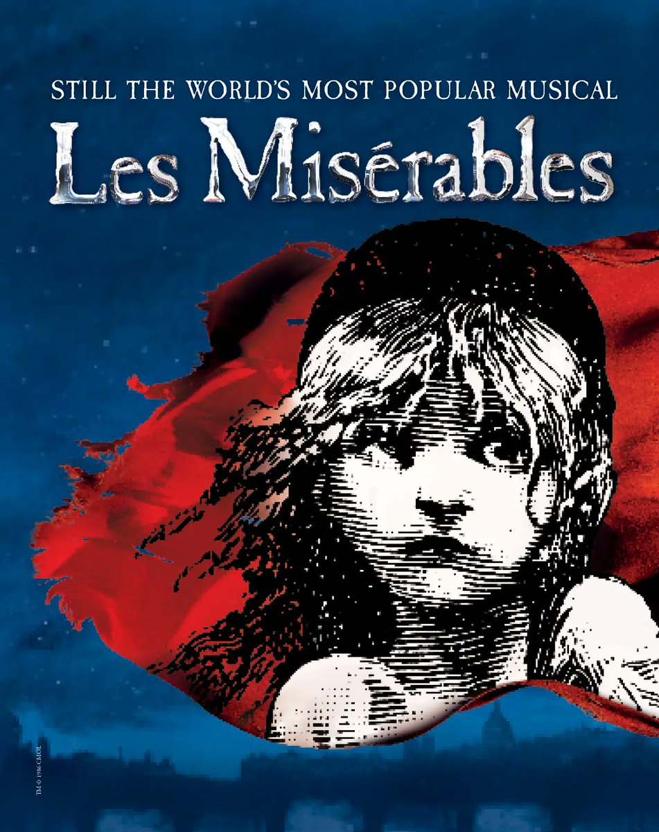 Il nous reste seulement 8 places pour assister à la comédie musicale Les Misérables !   Le spectacle est en anglais.  Il aura lieu à Toronto le samedi 6 avril.  Le départ est à 7h30.  Le spectacle est à 13h30.  Le coût est de 170$ ou 210$ incluant le billet et le transport.