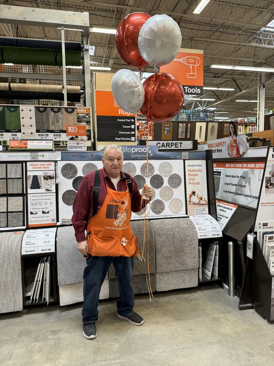 Driving #flooring measures with Arthur at store 3481 in, Nashua. Now’s the time to take advantage of the new #flooringpromo at all <a href="/HomeDepot/">The Home Depot</a> stores now through the end of the month. Installed by the professionals <a href="/ACS_flooring/">ACS Commercial & Residential Flooring Specialists</a> #Partnership #ACSflooring