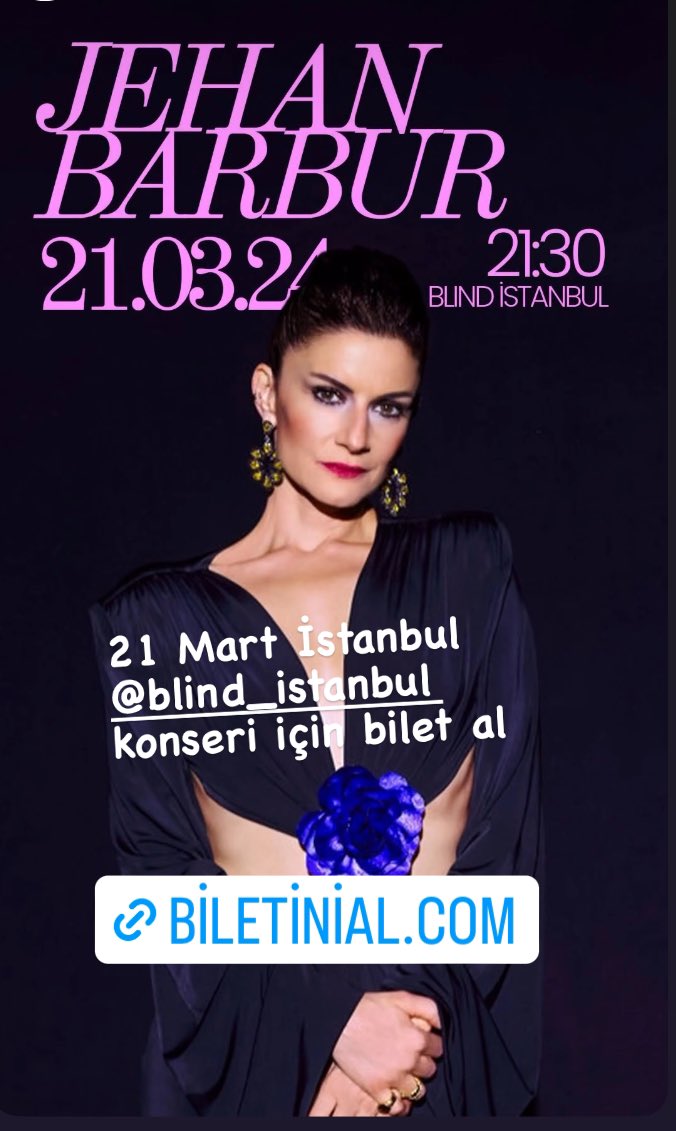 21 Mart İstanbul Blind konseri için biletini aldın mı? biletinial.com/tr-tr/muzik/je…