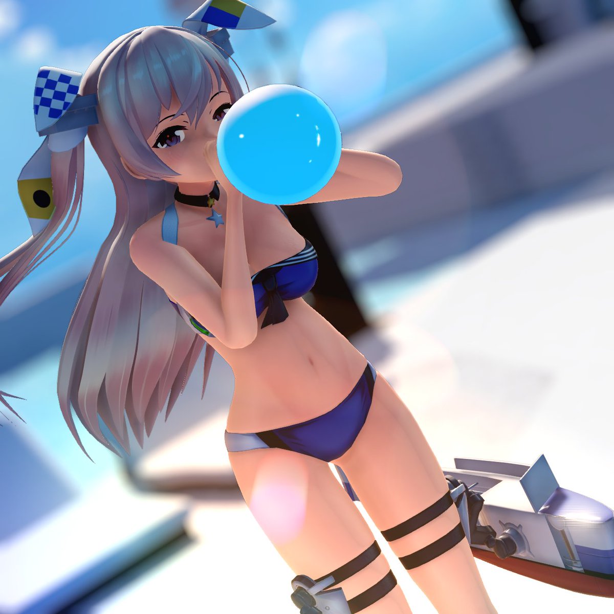 ジョンストンと風船