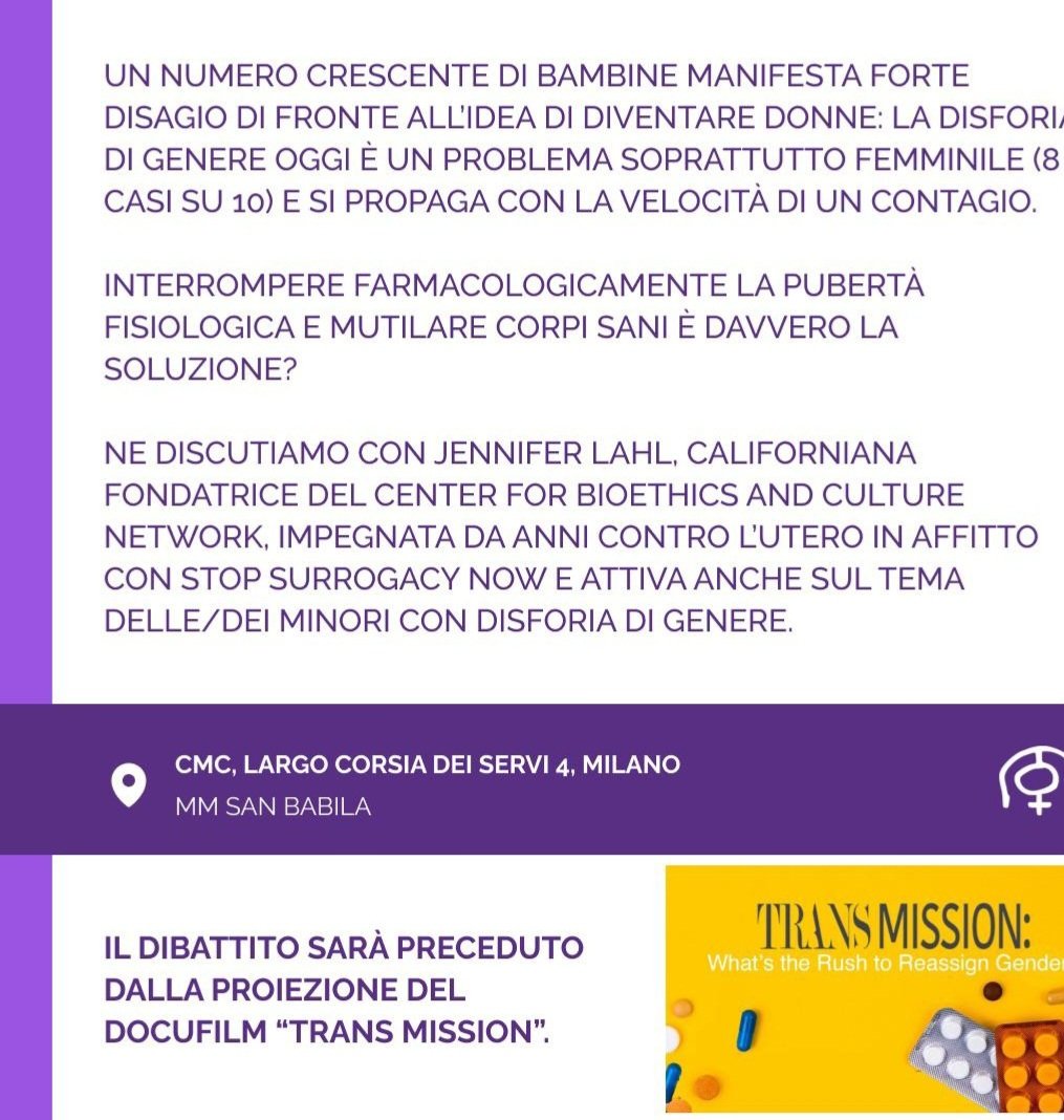 Il 10 aprile a Milano, CMC, Largo Corsia dei Servi 4 (MM San Babila), ore 17.30. Save the date!