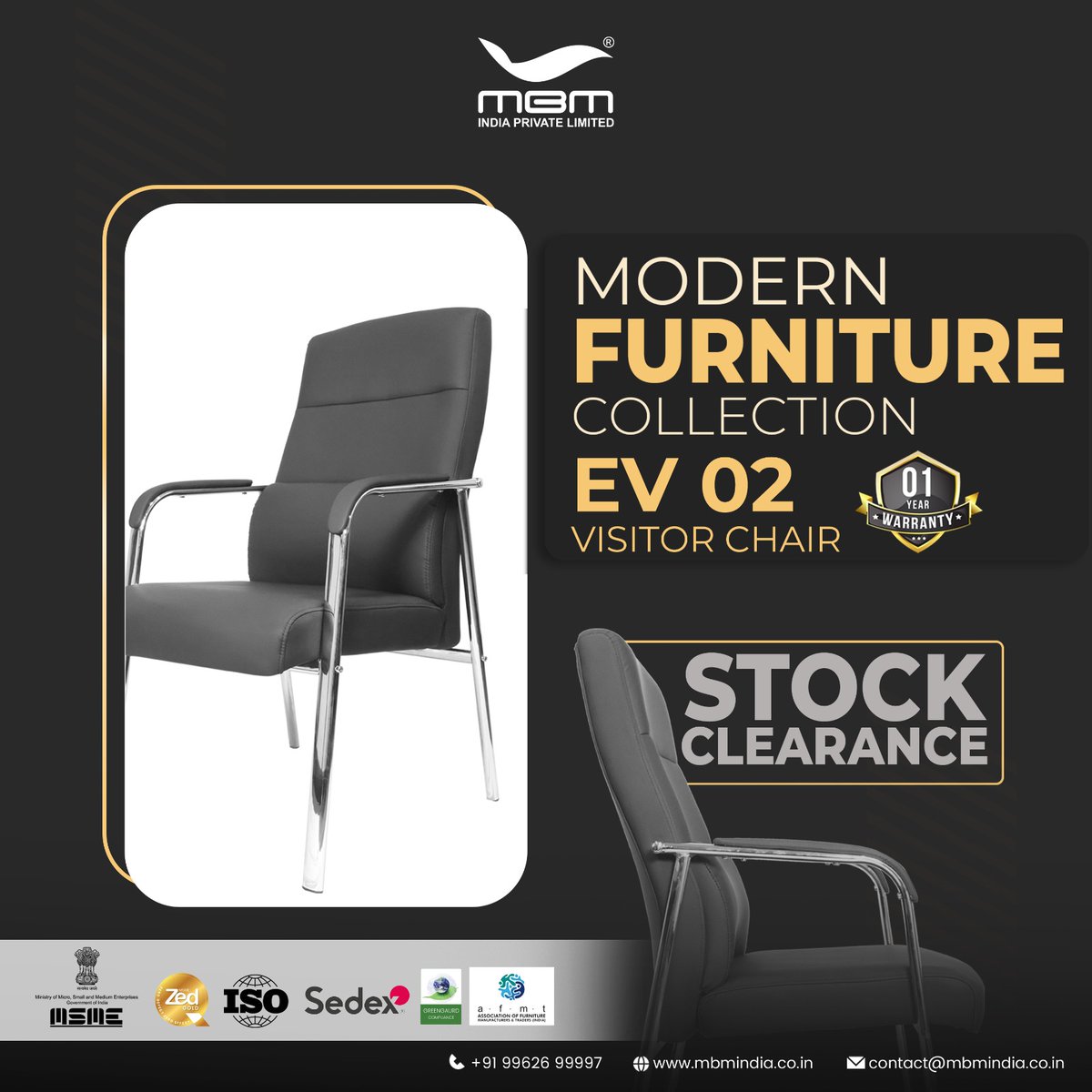 mbmindiapvt2's tweet photo. EV 02 visitor chair
#MBM #MBMCHAIRS #MBMINDIAPVTLTD #Chairparts #trendingtopic
#Chairbackrest #Chairmanufacturers #Chair #trend #ErgonomicLiving #ModernOffice #HomeOfficeInspo #MeshBack #OfficeEssentials #ErgonomicDesign #ComfortAtWork #OfficeComfort #officestyle #trendingaudio https://t.co/gvWDVn3EmM