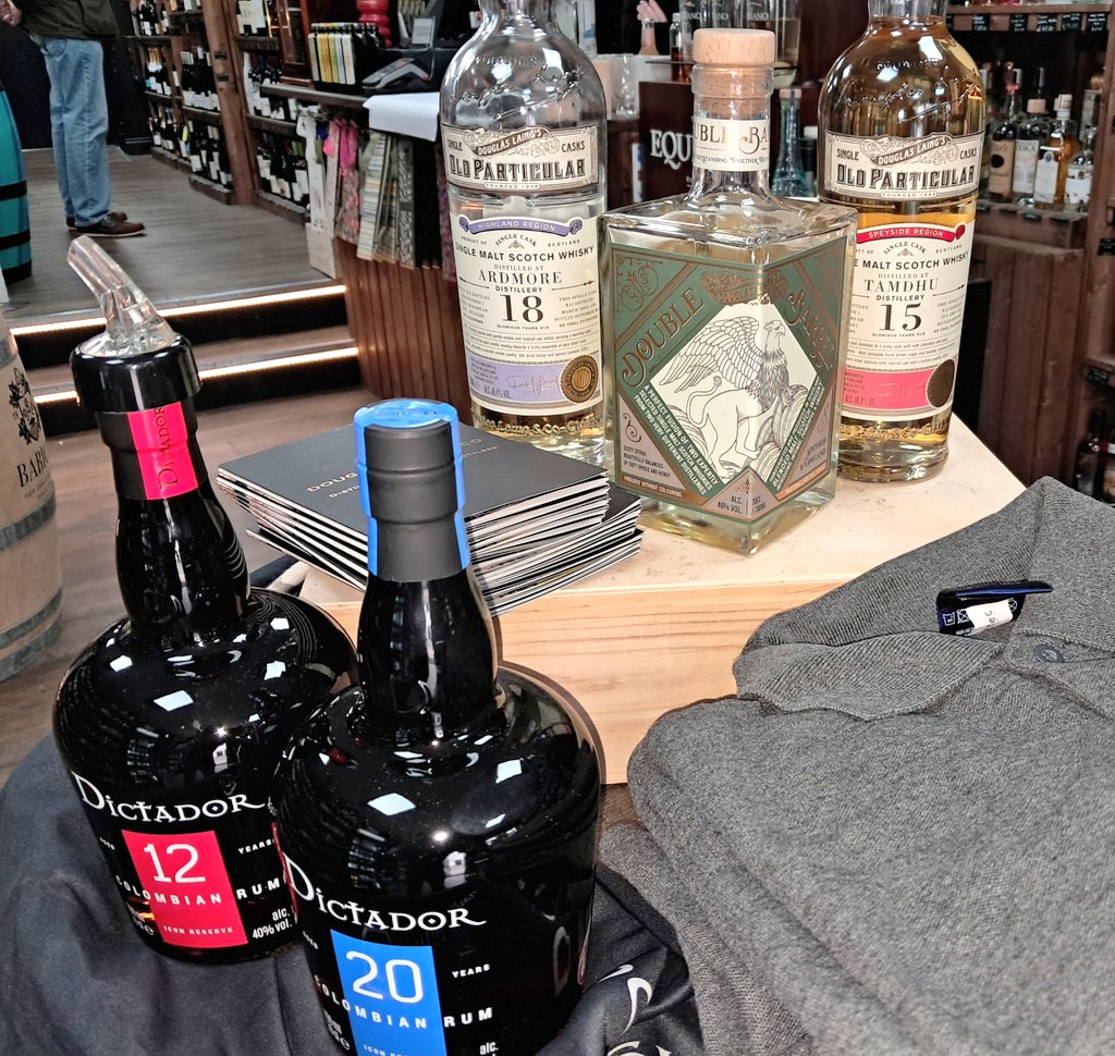 SpiritDecanter's tweet photo. We've got @DLaingWhisky instore today for a #free sampling of some of their brands. We've #OldParticular #SingleMalts #DoubleBarrel Blended Malt &amp; @DictadorRum

@LoveLeamington pop in a try! #weekendplans https://t.co/ZeUKQ3M6tj